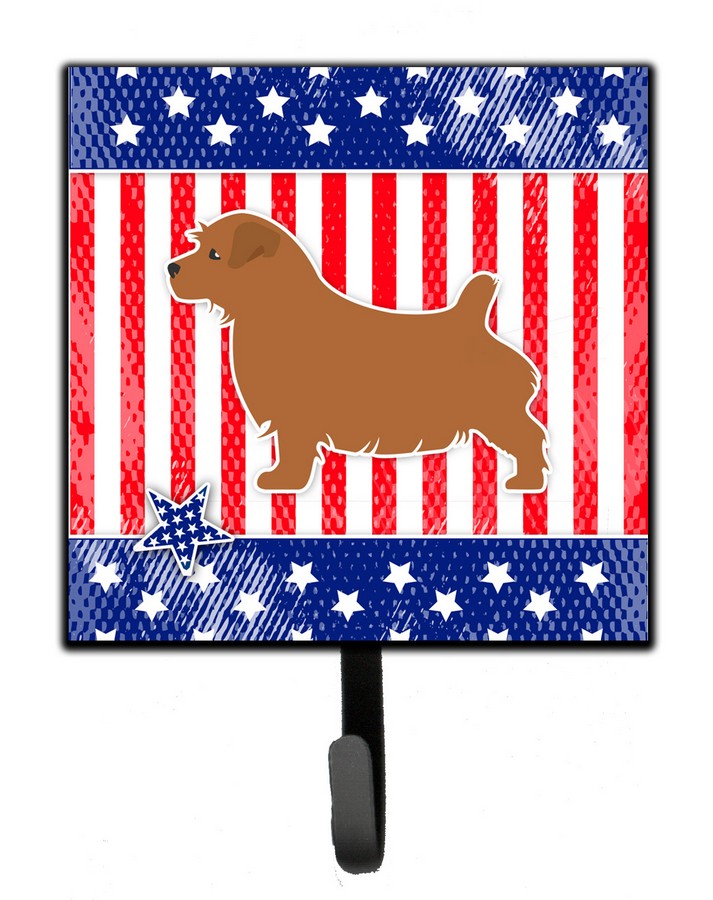 USA Patriotic Norfolk Terrier Leash or Key Holder