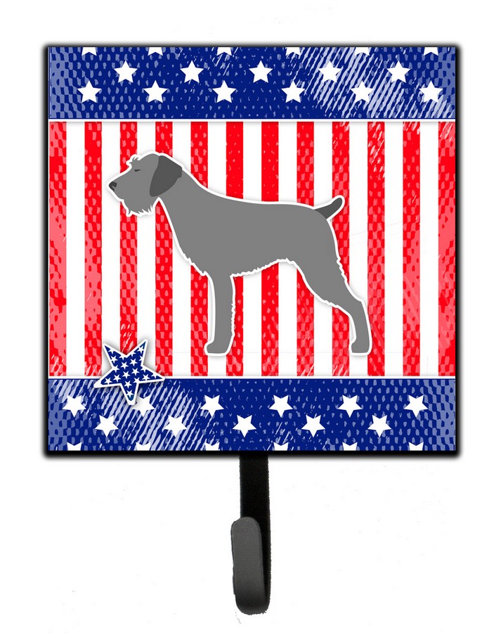 USA Patriotic German Wirehaired Pointer Leash or Key Holder