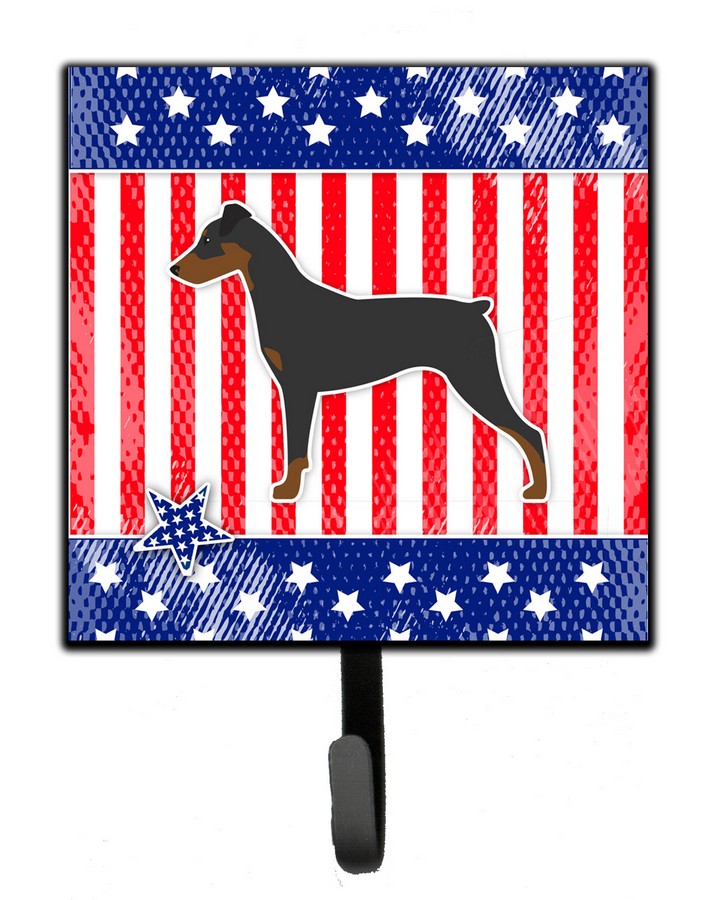 USA Patriotic German Pinscher Leash or Key Holder