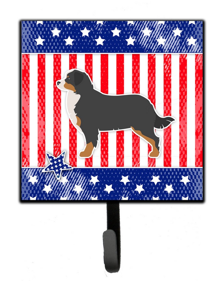 USA Patriotic Bernese Mountain Dog Leash or Key Holder