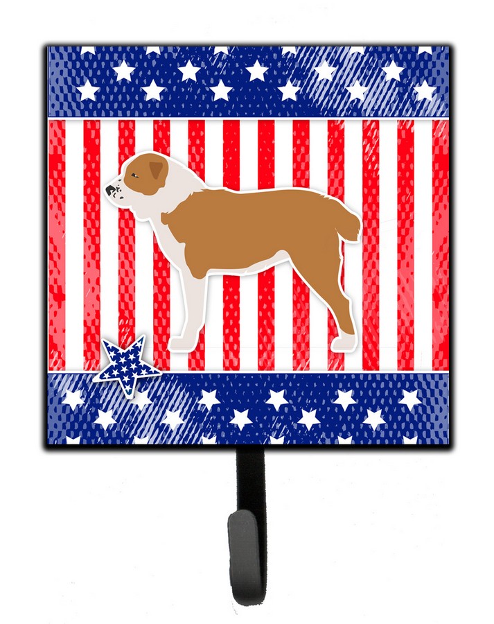 USA Patriotic Central Asian Shepherd Dog Leash or Key Holder