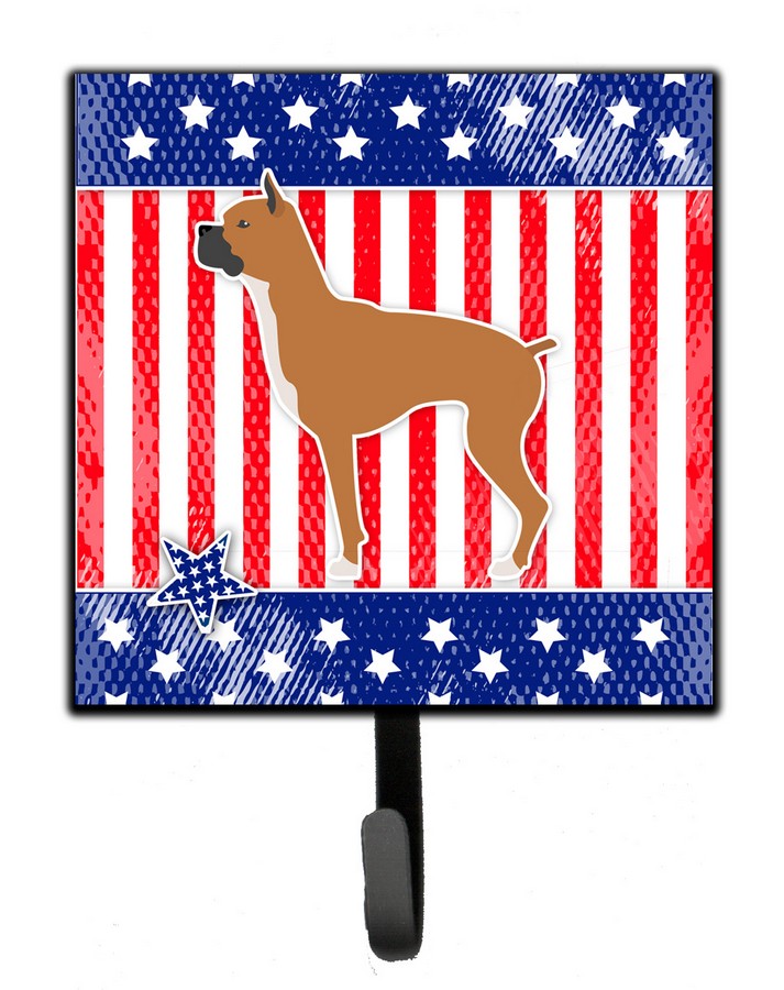 USA Patriotic Boxer Leash or Key Holder