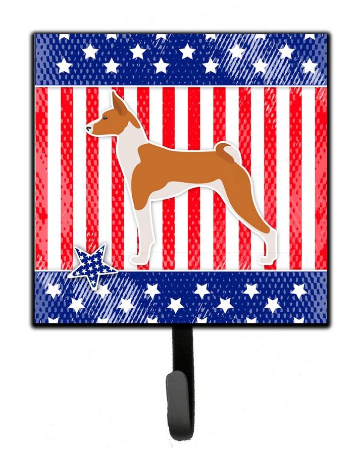 USA Patriotic Basenji Leash or Key Holder