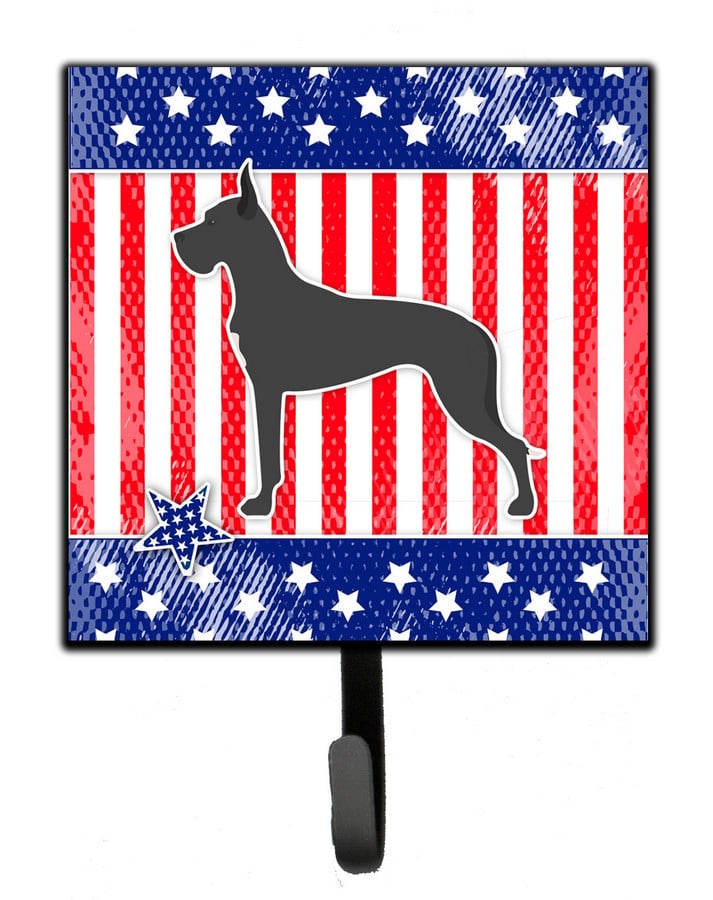 USA Patriotic Great Dane Leash or Key Holder