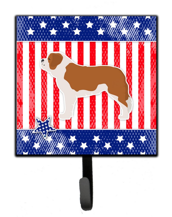 USA Patriotic Saint Bernard Leash or Key Holder