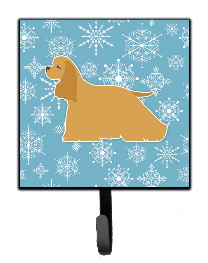 Winter Snowflake Cocker Spaniel Leash or Key Holder