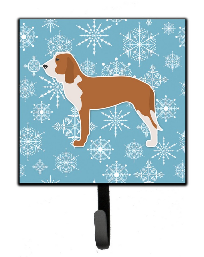Winter Snowflake Spanish Hound Leash or Key Holder