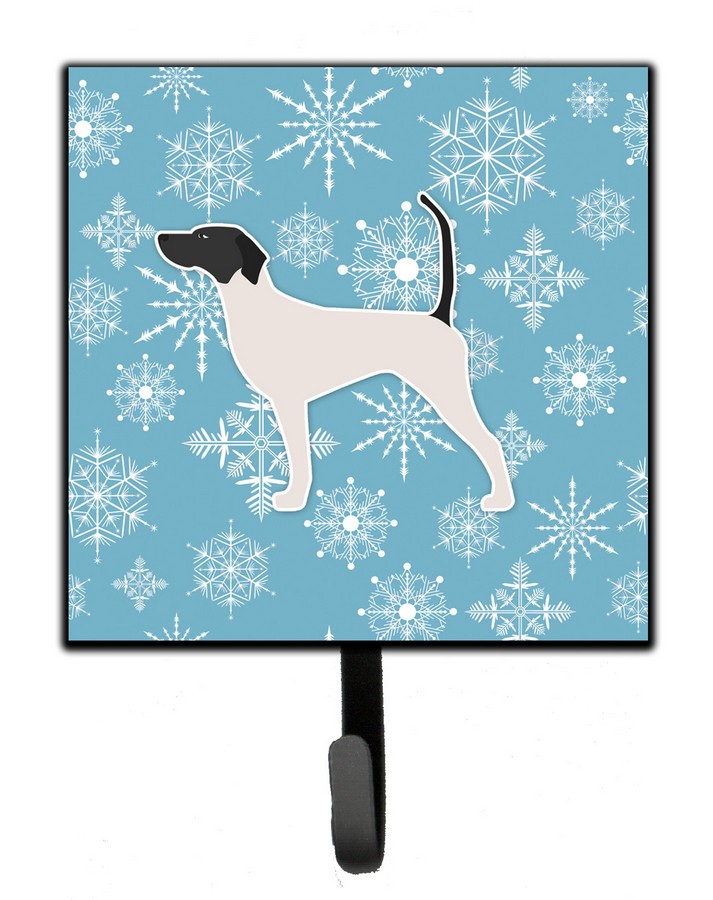 Winter Snowflake English Pointer Leash or Key Holder