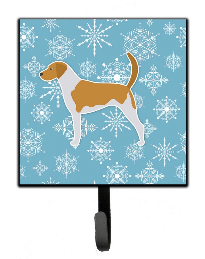 Winter Snowflake American Foxhound Leash or Key Holder