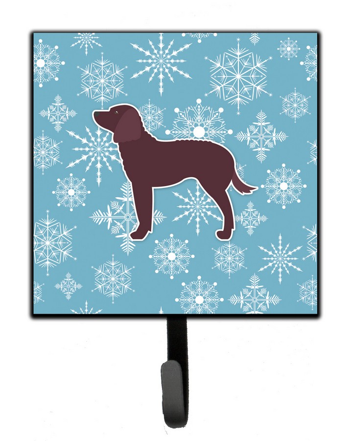 Winter Snowflake American Water Spaniel Leash or Key Holder