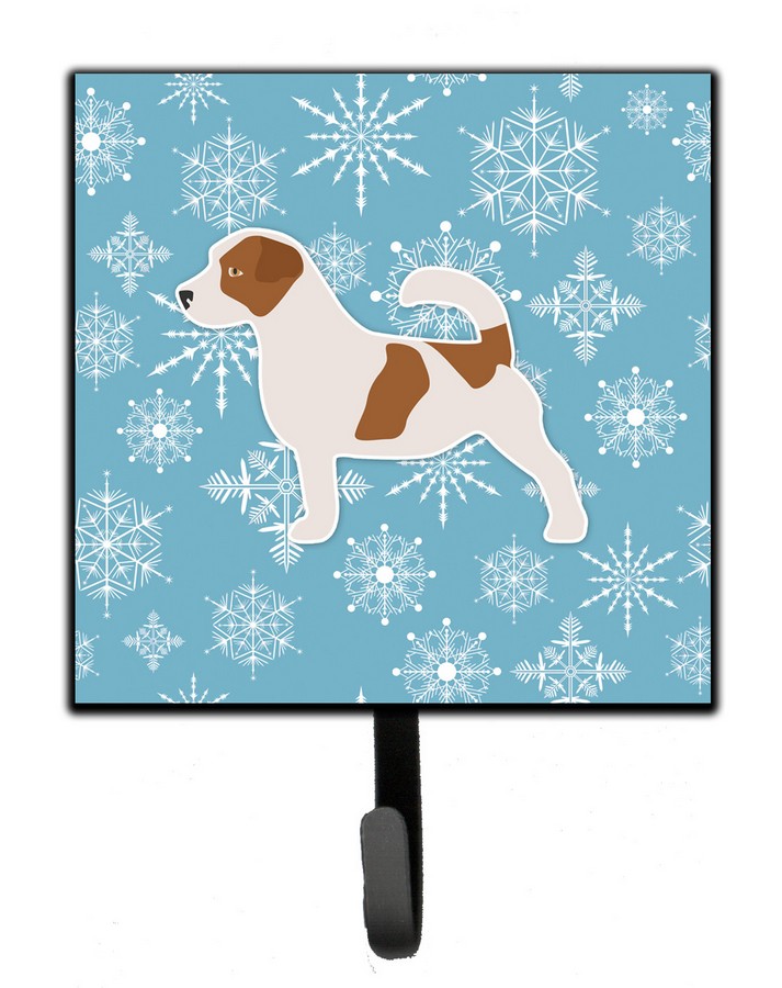 Winter Snowflake Jack Russell Terrier Leash or Key Holder