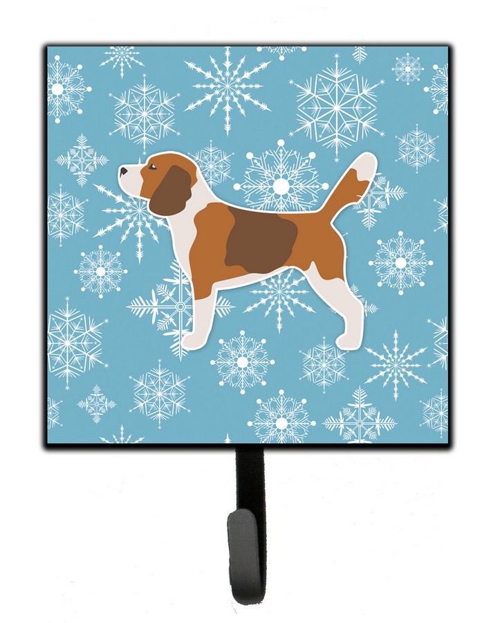 Winter Snowflake Beagle Leash or Key Holder