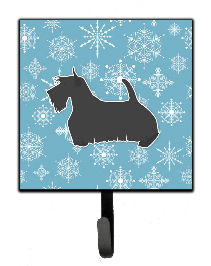 Winter Snowflake Scottish Terrier Leash or Key Holder