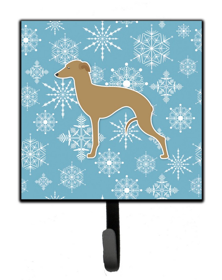 Winter Snowflake Italian Greyhound Leash or Key Holder