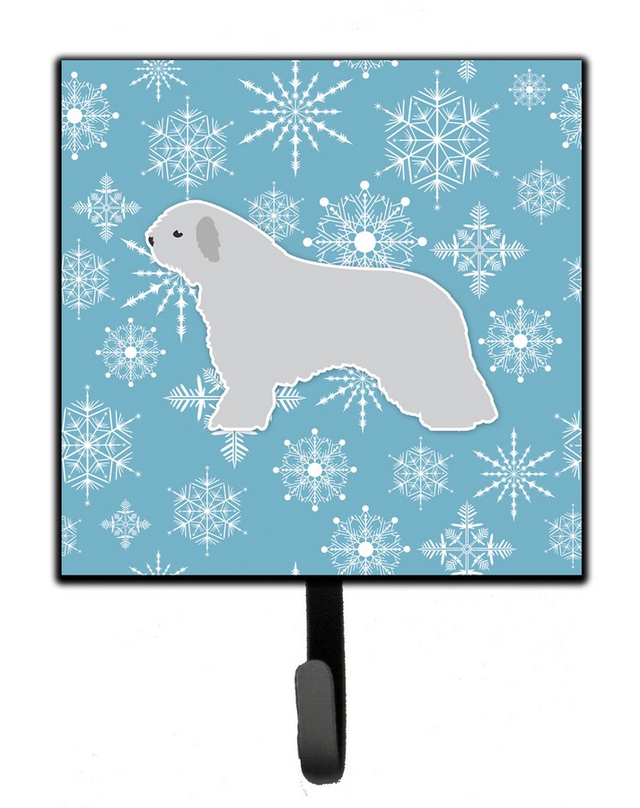 Winter Snowflake Spanish Water Dog Leash or Key Holder