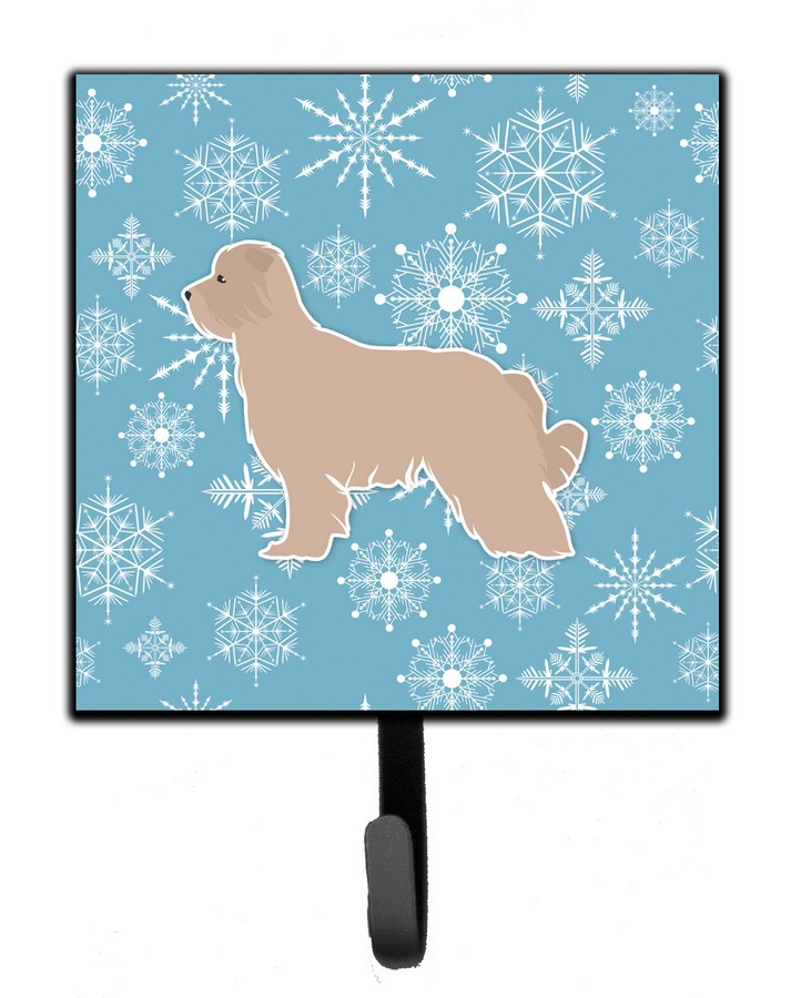 Winter Snowflake Pyrenean Shepherd Leash or Key Holder