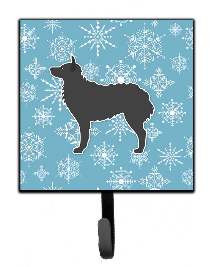 Winter Snowflake Croatian Sheepdog Leash or Key Holder