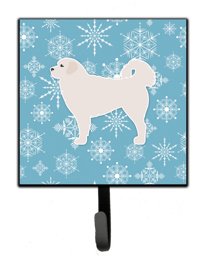 Winter Snowflake Polish Tatra Sheepdog Leash or Key Holder