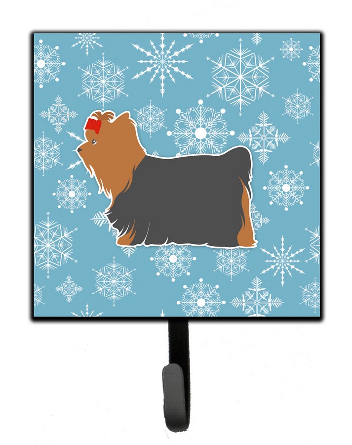 Winter Snowflake Yorkshire Terrier Yorkie Leash or Key Holder
