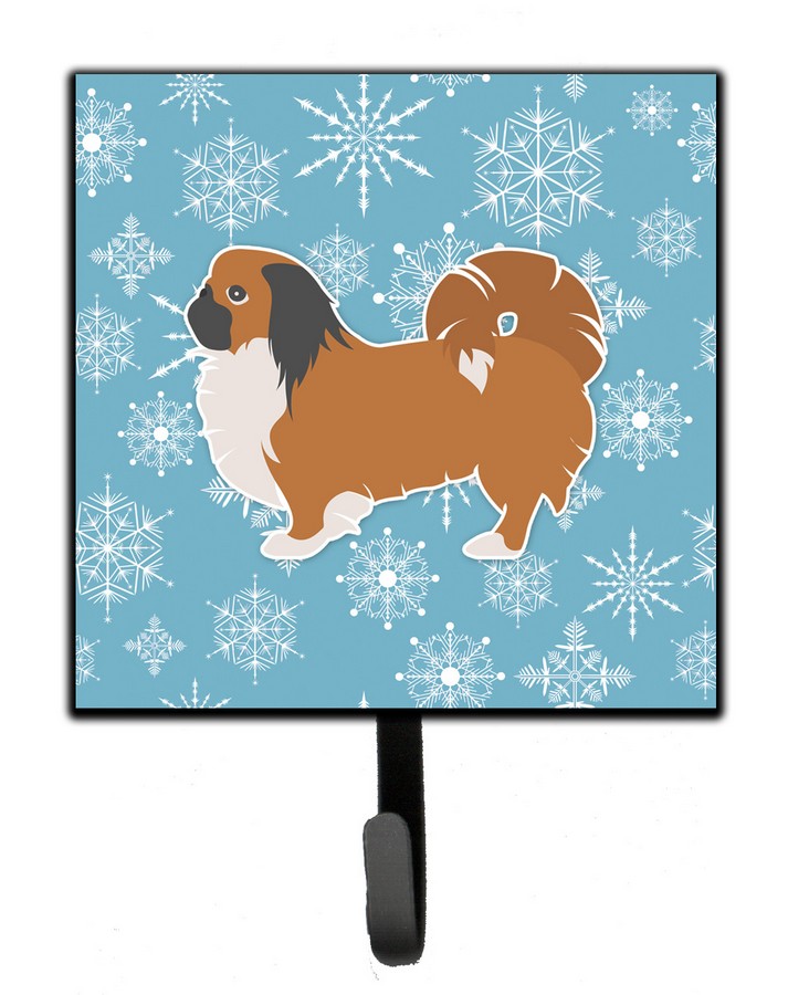Winter Snowflake Pekingese Leash or Key Holder