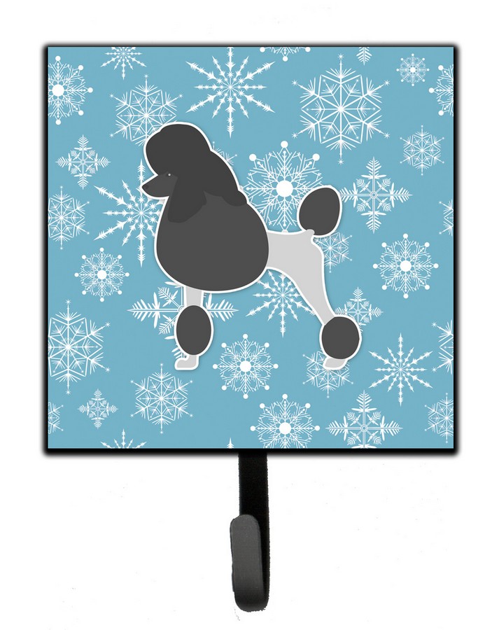 Winter Snowflake Poodle Leash or Key Holder
