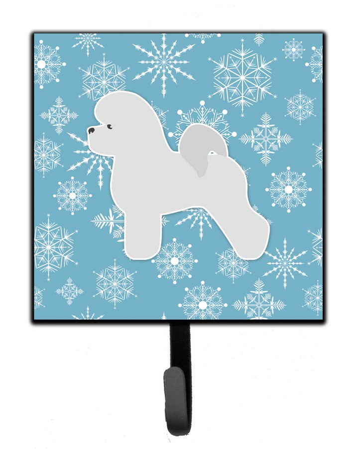 Winter Snowflake Bichon Frise Leash or Key Holder