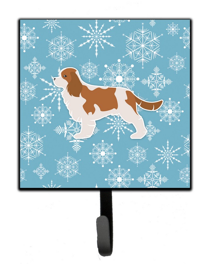 Winter Snowflake Cavalier King Charles Spaniel Leash or Key Holder