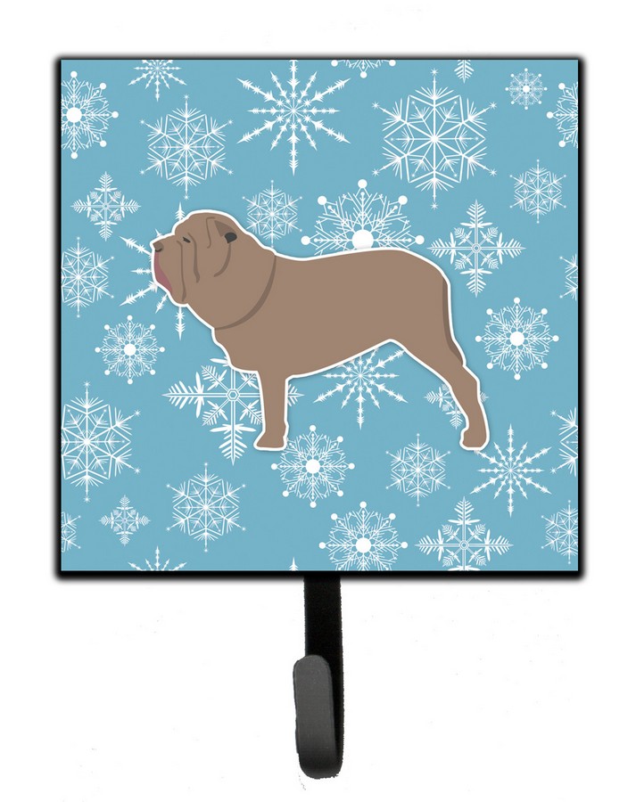 Winter Snowflake Neapolitan Mastiff Leash or Key Holder