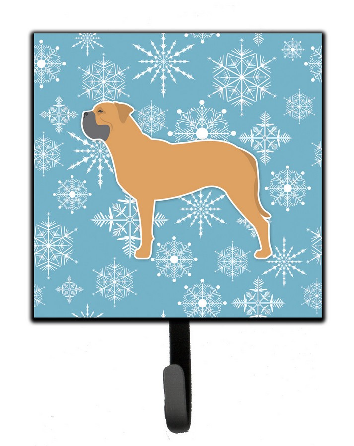 Winter Snowflake Bullmastiff Leash or Key Holder
