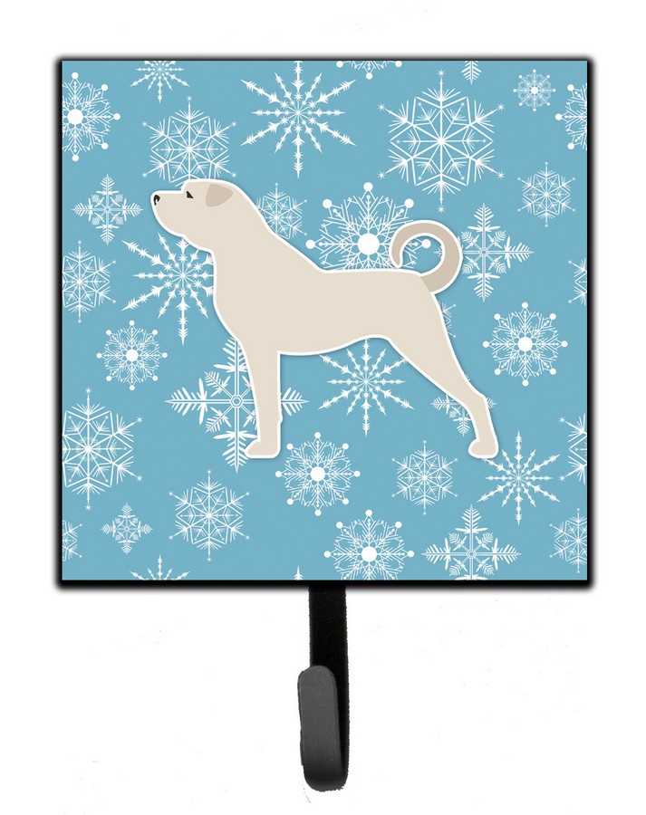 Winter Snowflake Anatolian Shepherd Leash or Key Holder