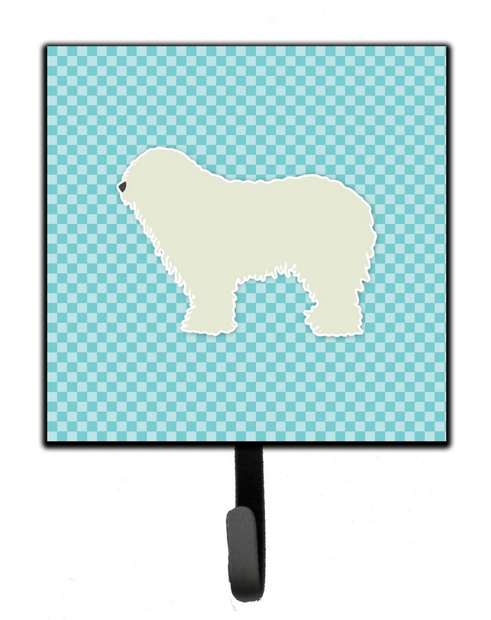 Komondor Checkerboard Blue Leash or Key Holder