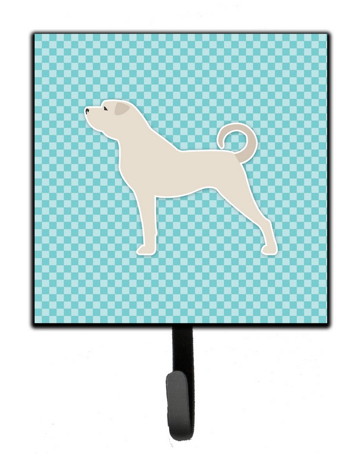 Anatolian Shepherd Checkerboard Blue Leash or Key Holder