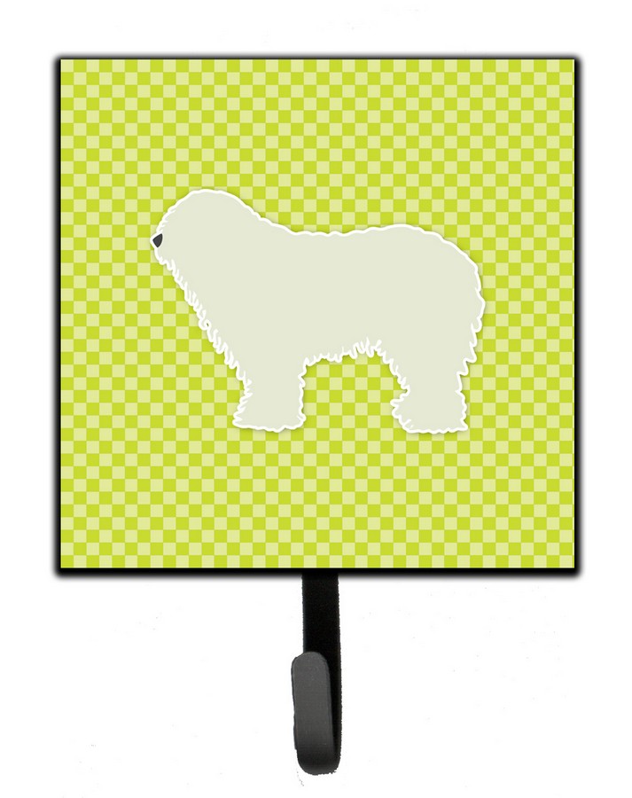 Komondor Checkerboard Green Leash or Key Holder
