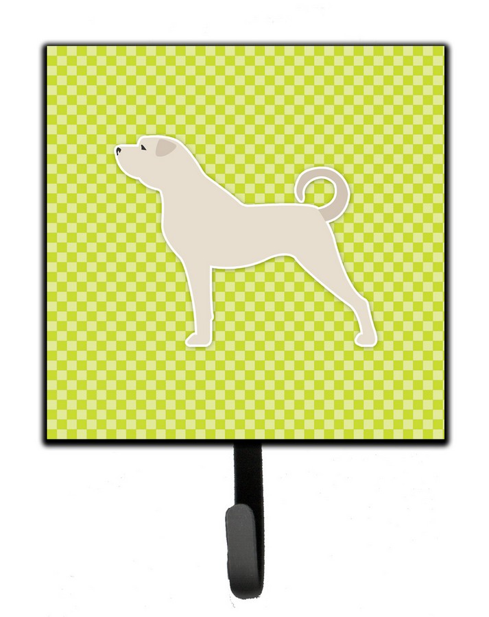 Anatolian Shepherd Checkerboard Green Leash or Key Holder