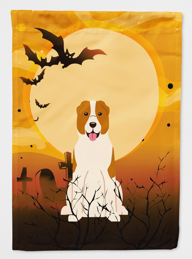 Halloween Central Asian Shepherd Dog Flag Canvas House Size