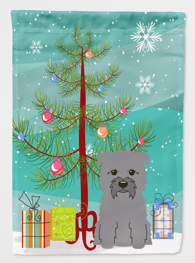 Merry Christmas Tree Glen of Imal Grey Flag Garden Size