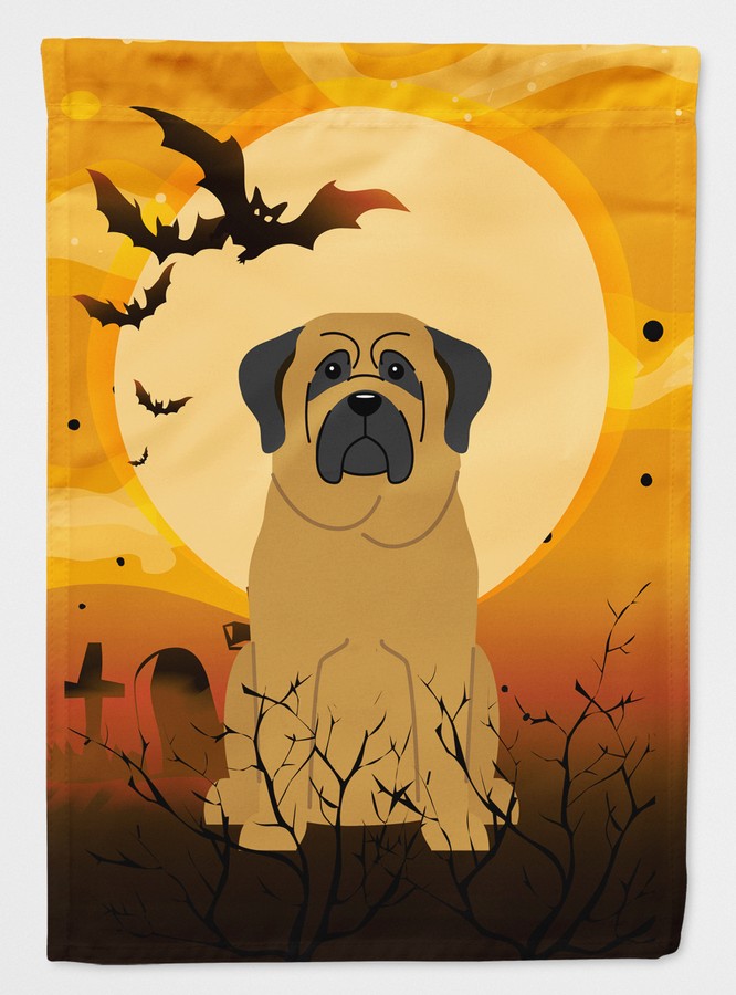 Halloween Mastiff Flag Garden Size