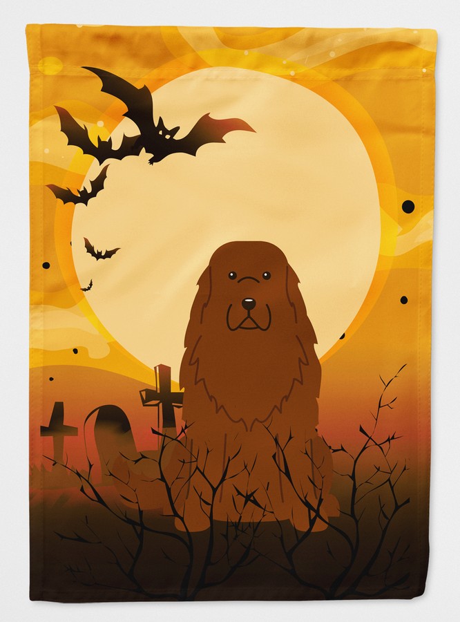 Halloween Caucasian Shepherd Dog Flag Garden Size