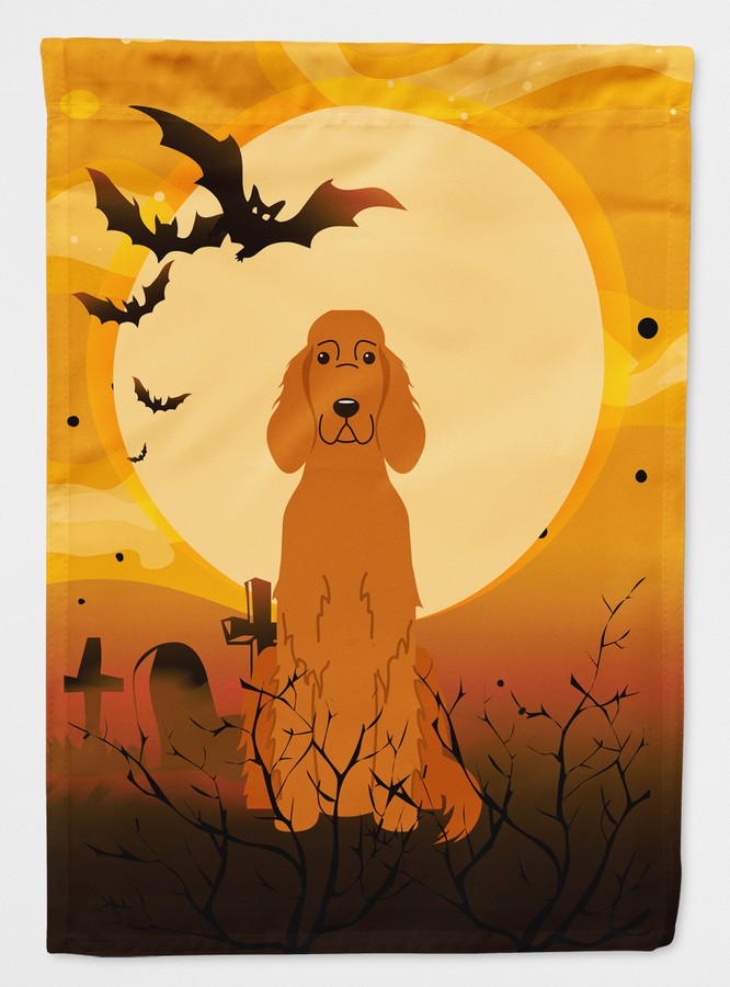 Halloween Irish Setter Flag Garden Size