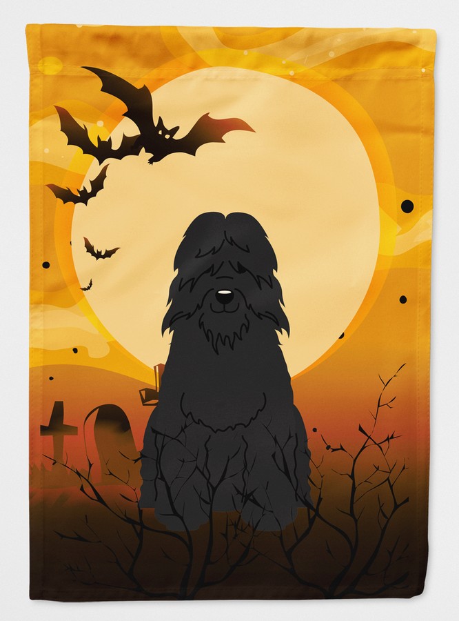 Halloween Bouvier Des Flandres Flag Garden Size