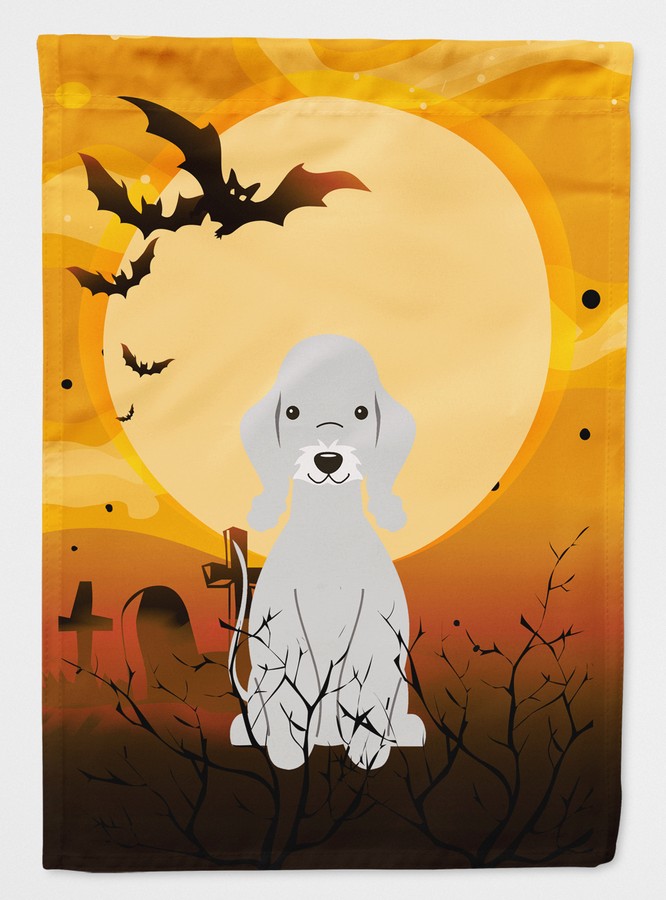 Halloween Bedlington Terrier Blue Flag Garden Size