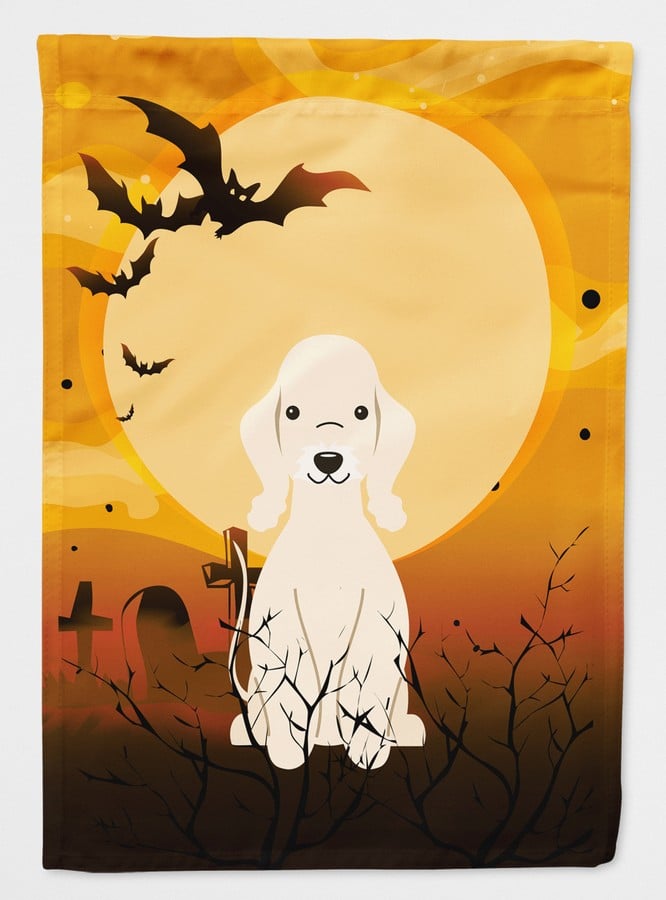 Halloween Bedlington Terrier Sandy Flag Garden Size