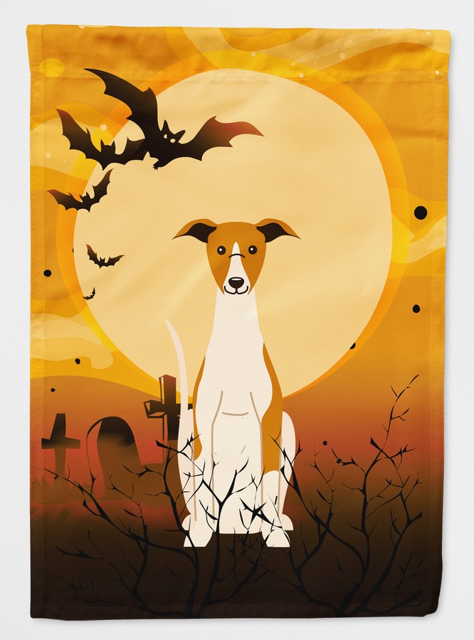 BB4365GF Halloween Whippet Flag Garden Size