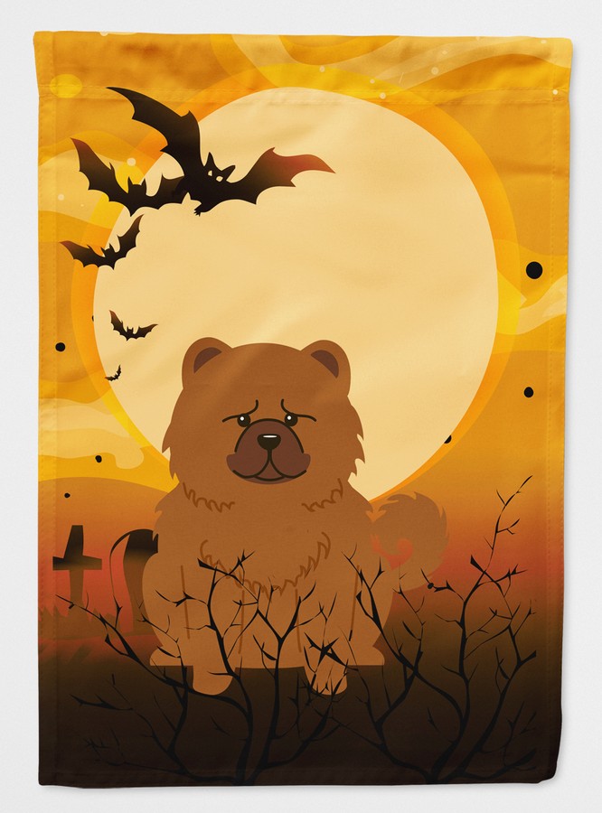 Halloween Chow Chow Red Flag Garden Size