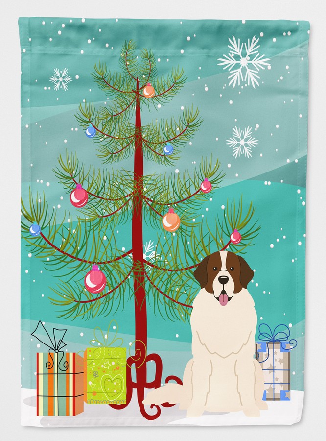 Merry Christmas Tree Moscow Watchdog Flag Canvas House Size