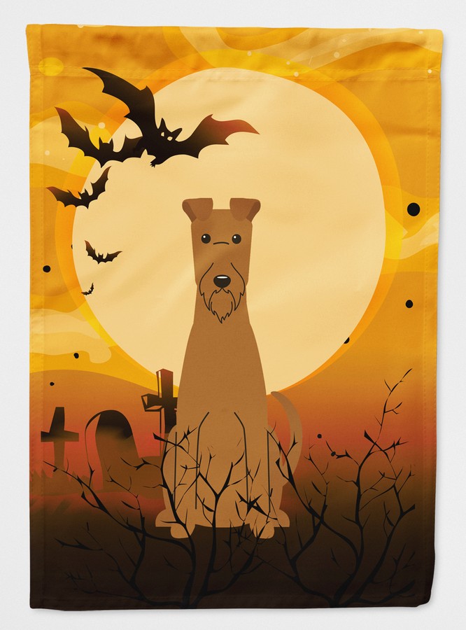 Halloween Irish Terrier Flag Canvas House Size