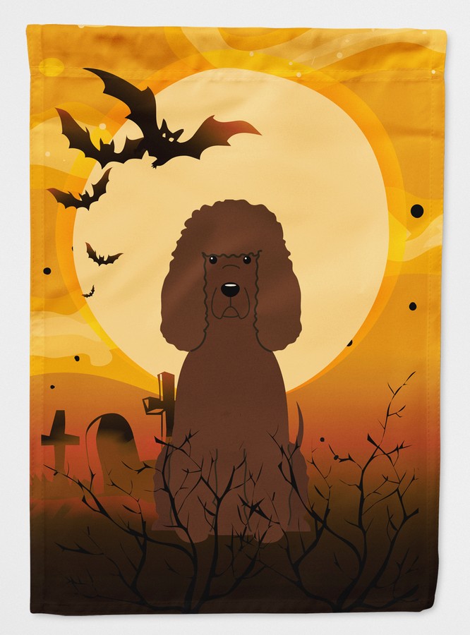 Halloween Irish Water Spaniel Flag Canvas House Size