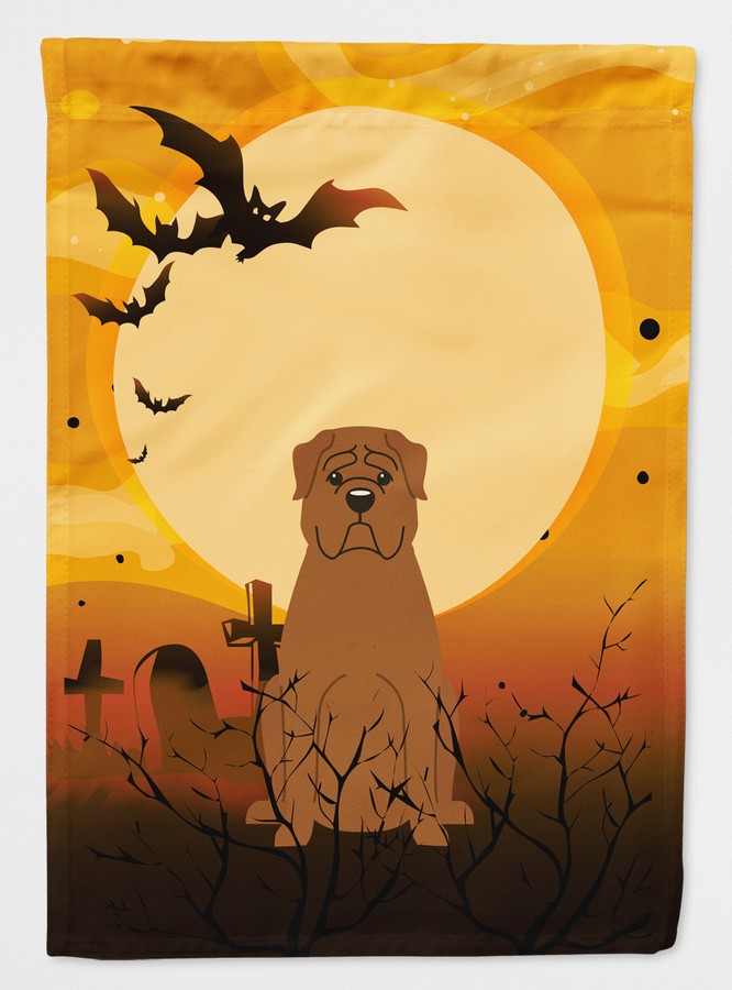 Halloween Dogue De Bourdeaux Flag Canvas House Size