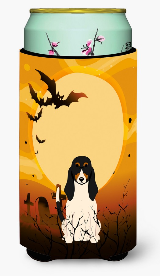 Halloween Swiss Hound Tall Boy Beverage Insulator Hugger