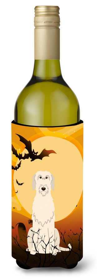 Halloween Irish Wolfhound Wine Bottle Beverge Insulator Hugger
